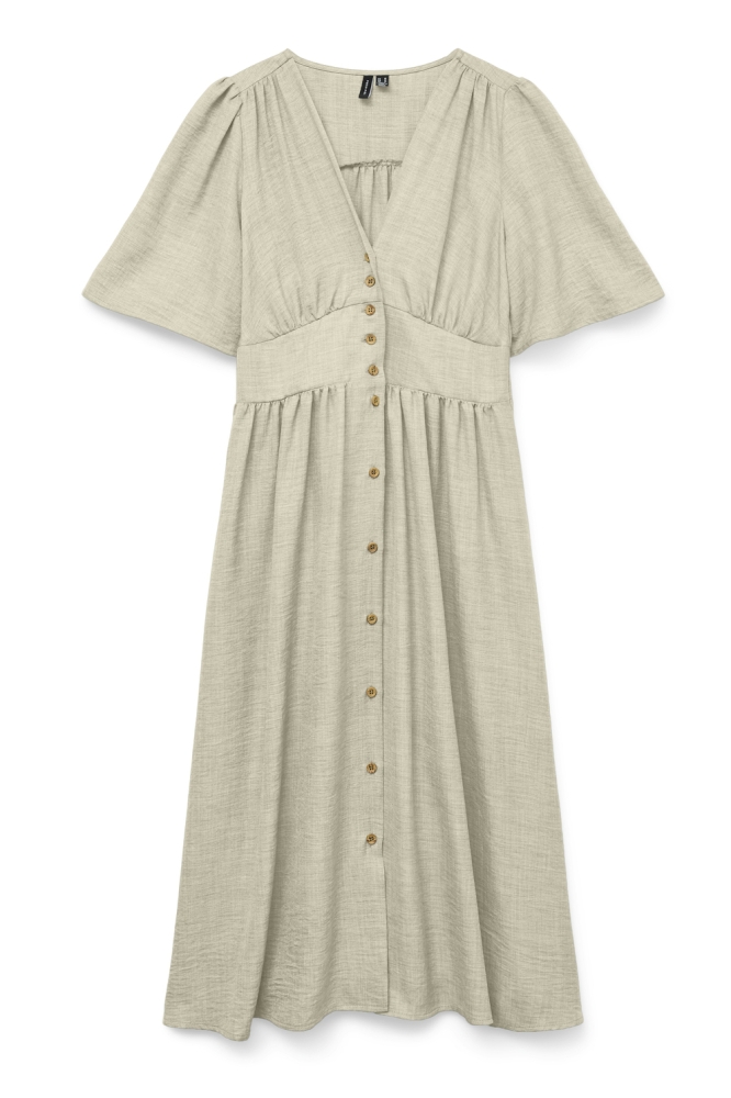 VMMELANEY 2/4 BLK DRESS WVN NOOS 10304133 Overcast melange